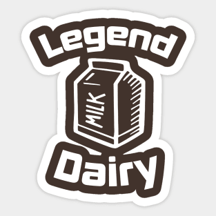 Legend Dairy Milk Funny Sticker